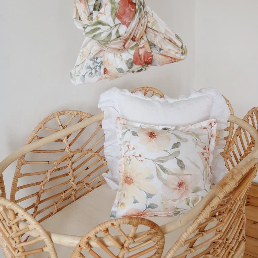 Coussin décoratif carré Pouvoir des fleurs