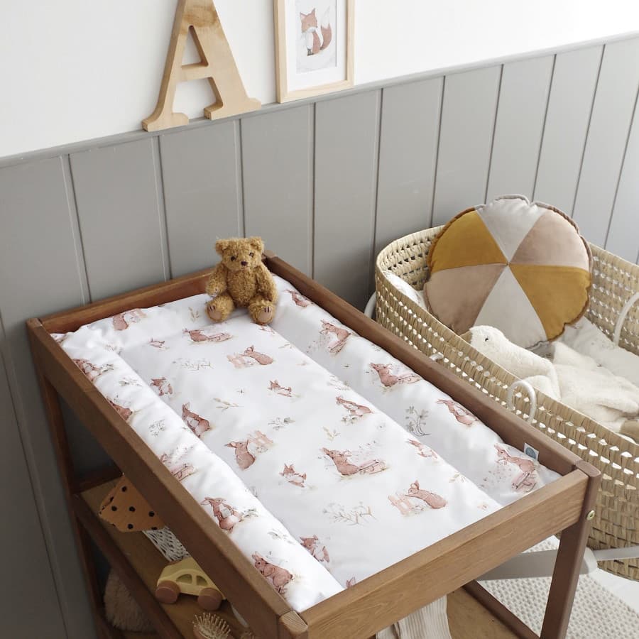 Matelas à langer souple 40 cm x 70 cm - lapins