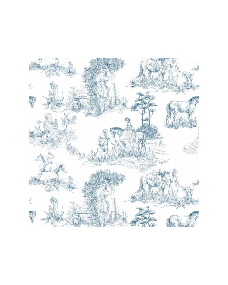 Echantillon papier peint - Vieux croquis anglais