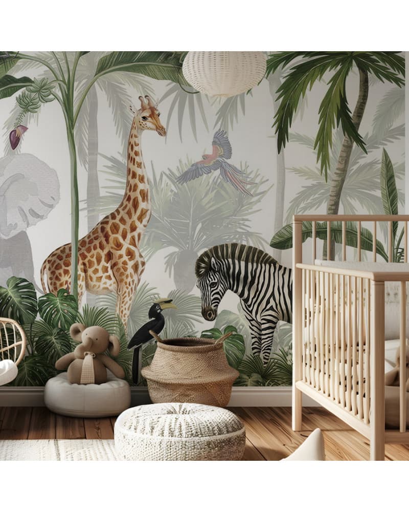 Papier peint enfant Jungle Jive