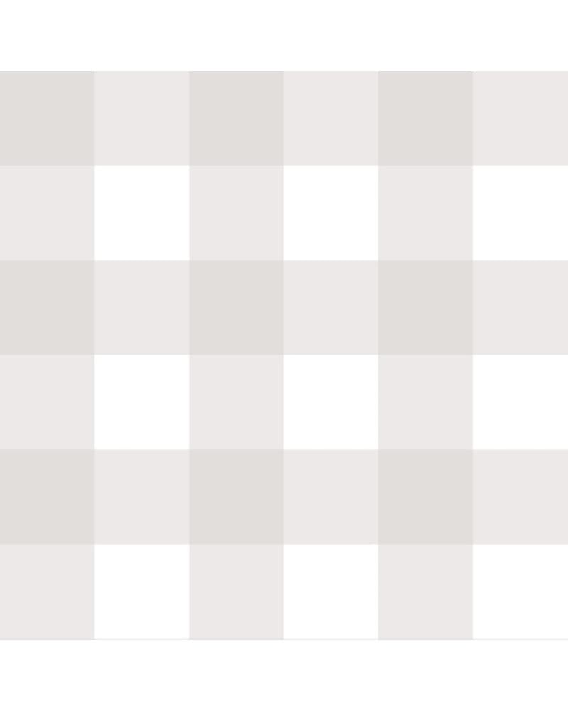 Papier peint enfant Ă carreaux - gris