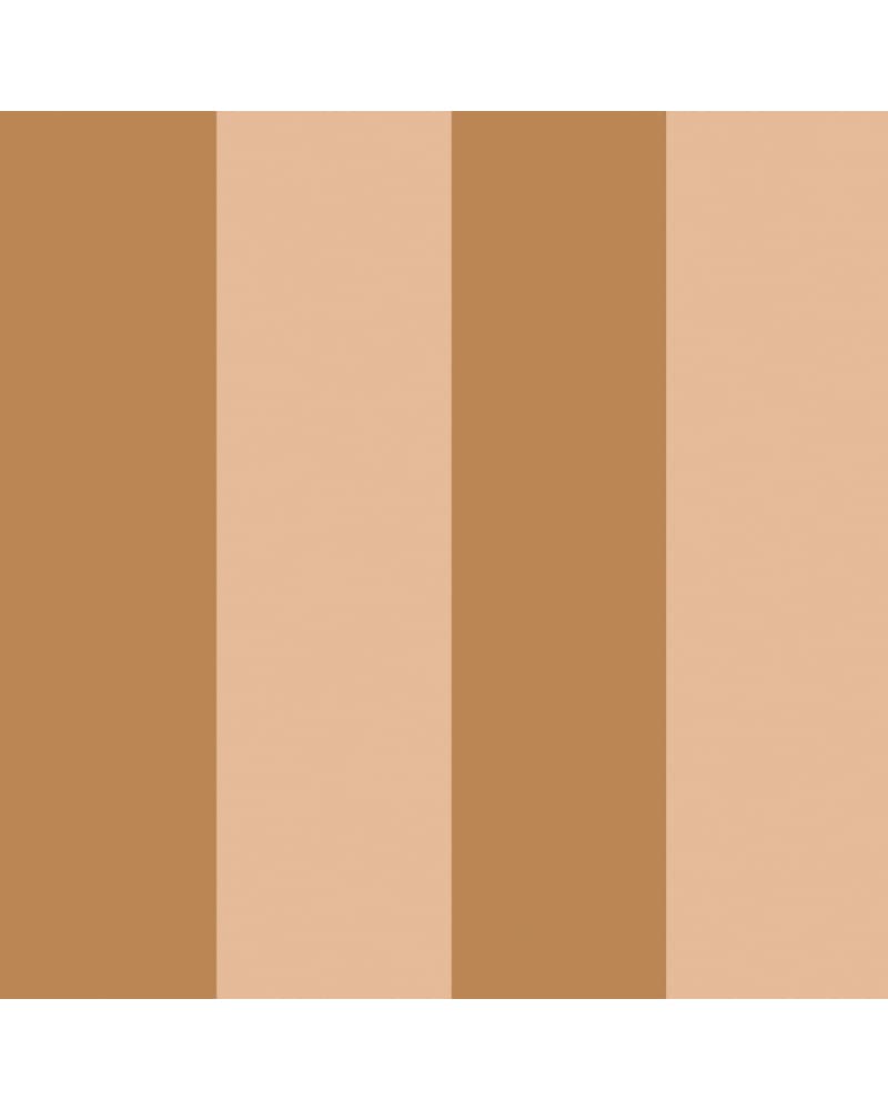Papier peint enfant Ă rayures - rose et caramel