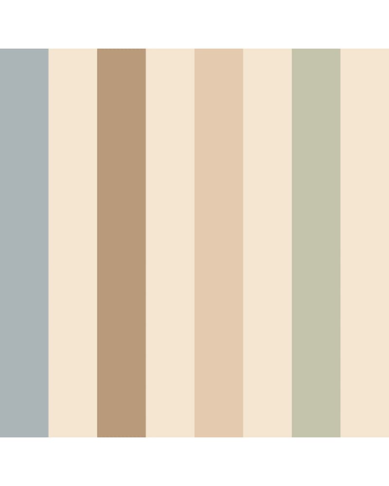 Papier Peint Enfant – Rayures Douces Neutres