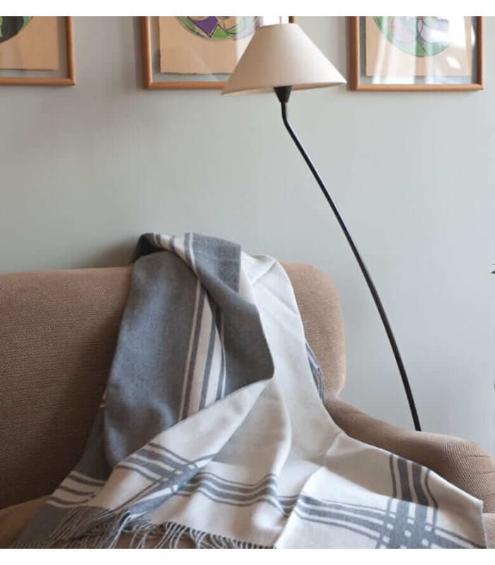 Plaid Inca Luxe Gris