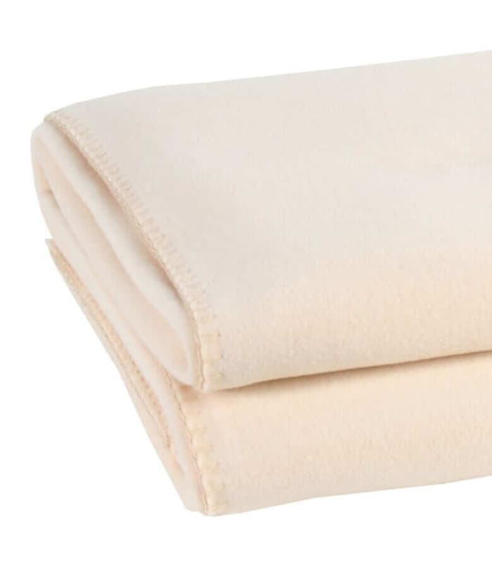 Couverture Polaire Luxe Crème 220 X 240 cm