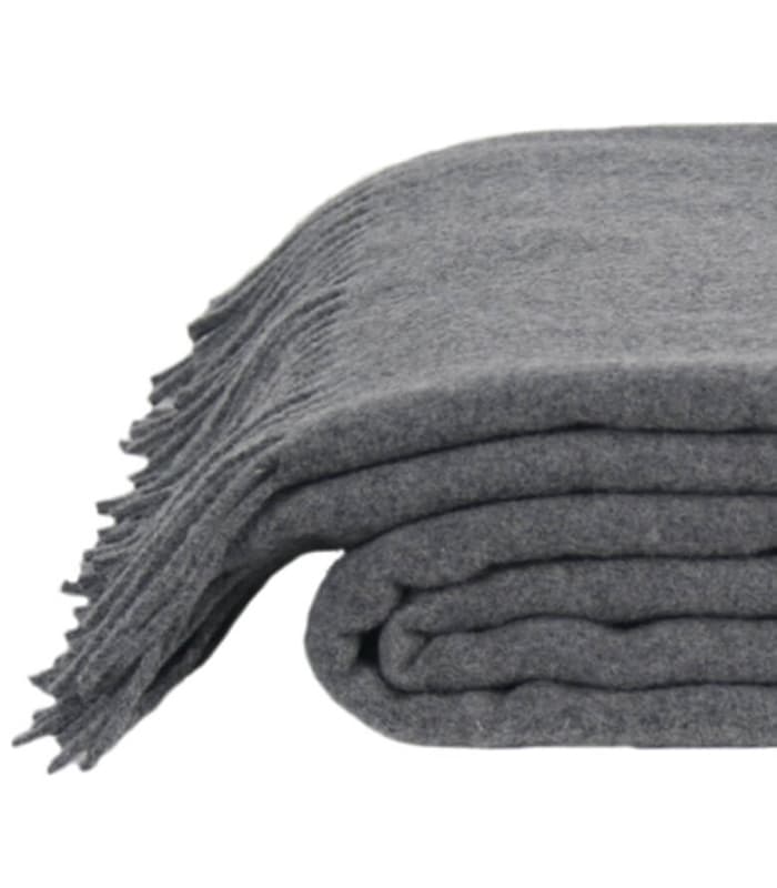 Plaid Laine Gris Must Have