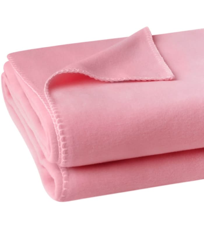 Plaid Polaire Luxe Rose 110 X 160 cm