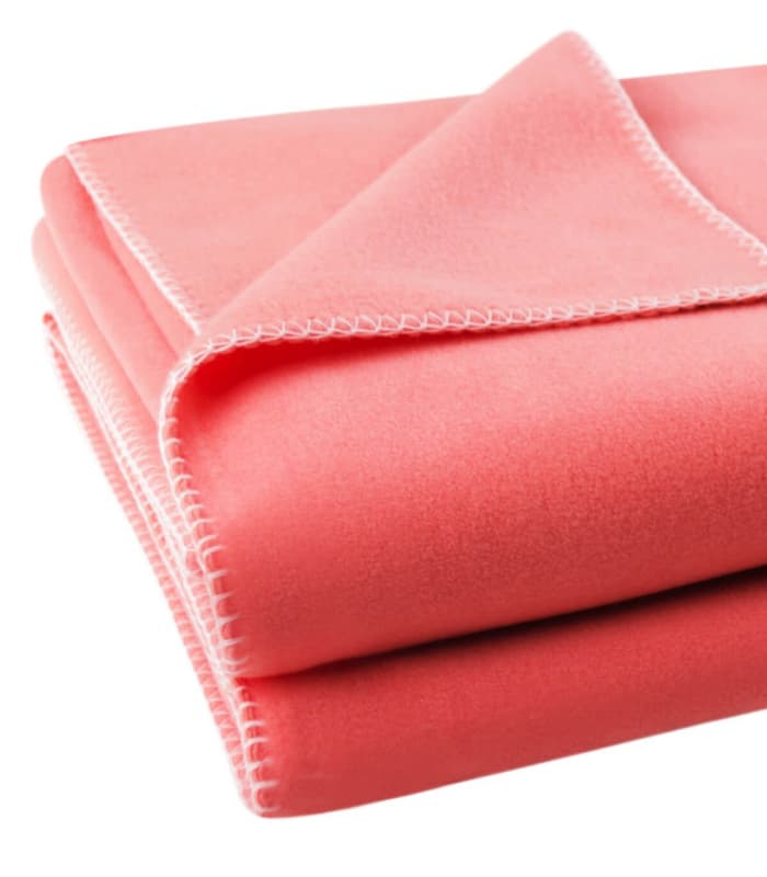 Plaid Polaire Luxe Corail 110 X 160 cm