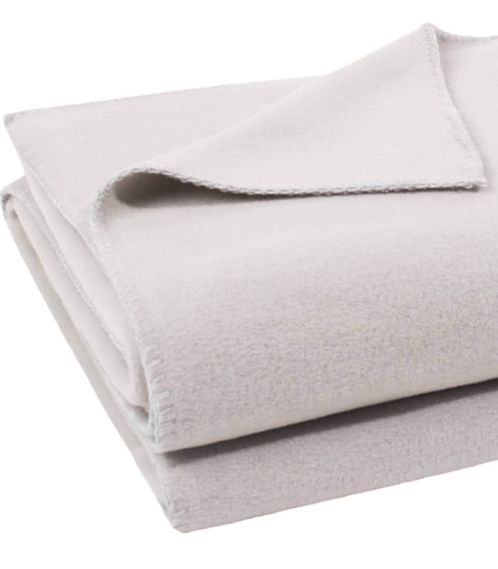 Plaid Polaire Luxe Craie 110 X 160 cm