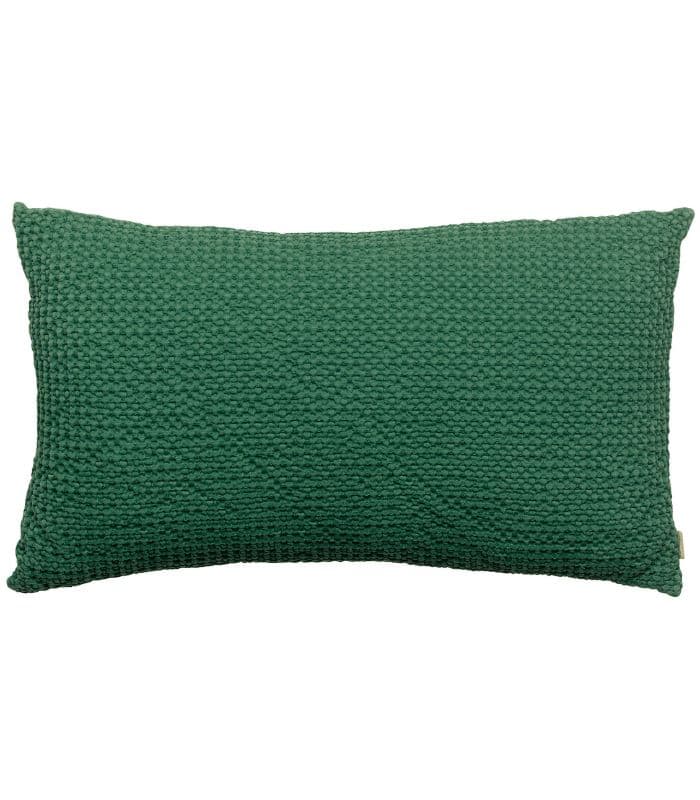 Coussin Coton MAIA Vert Epicéa - Choix de Tailles 30 X 50 cm