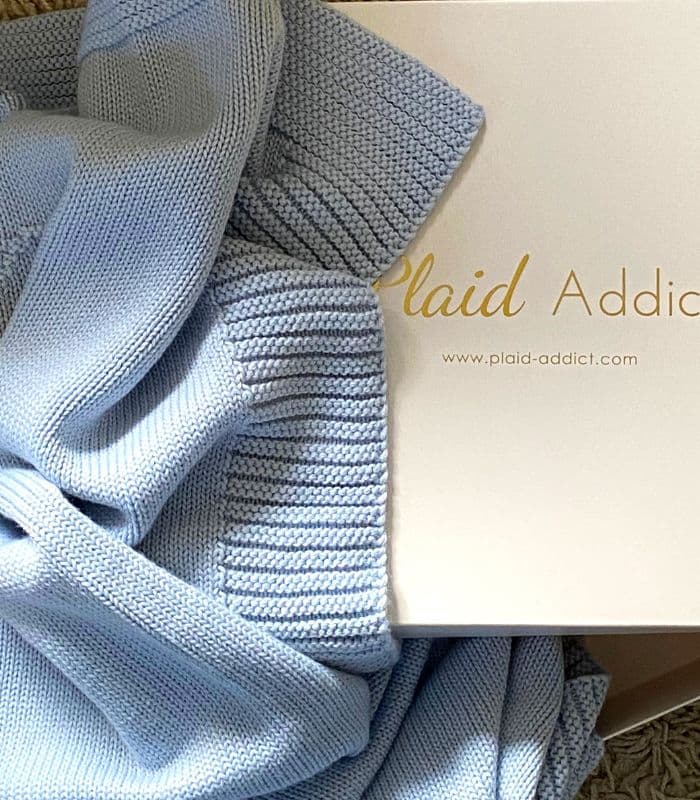 Couverture Bébé Personnalisée Bleu Avec personnalisation