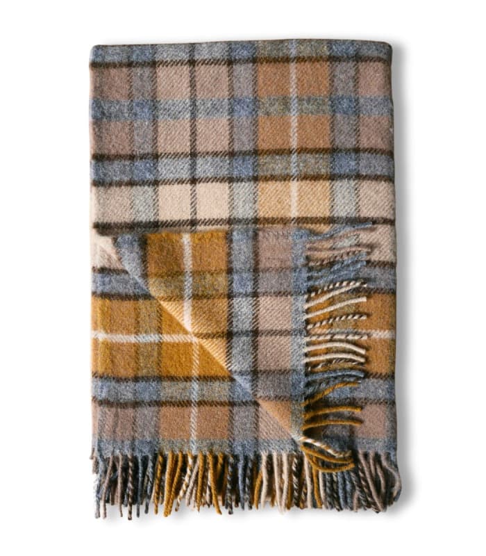 Plaid Pure Laine Écossais Buchanan 150 X 183 cm