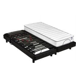 BULTEX POP ART SIGMA - LOT de 2 MATELAS/SOMMIERS 80x200 MOTORISES