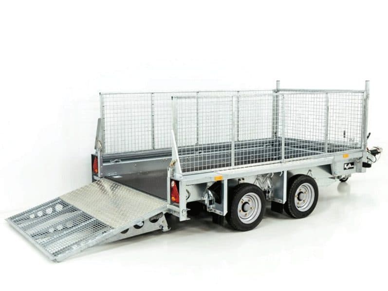 Ifor Williams Baumaschinenanhänger GX105 HD 3,5t|Auffahrrampe|Gitter-Neu