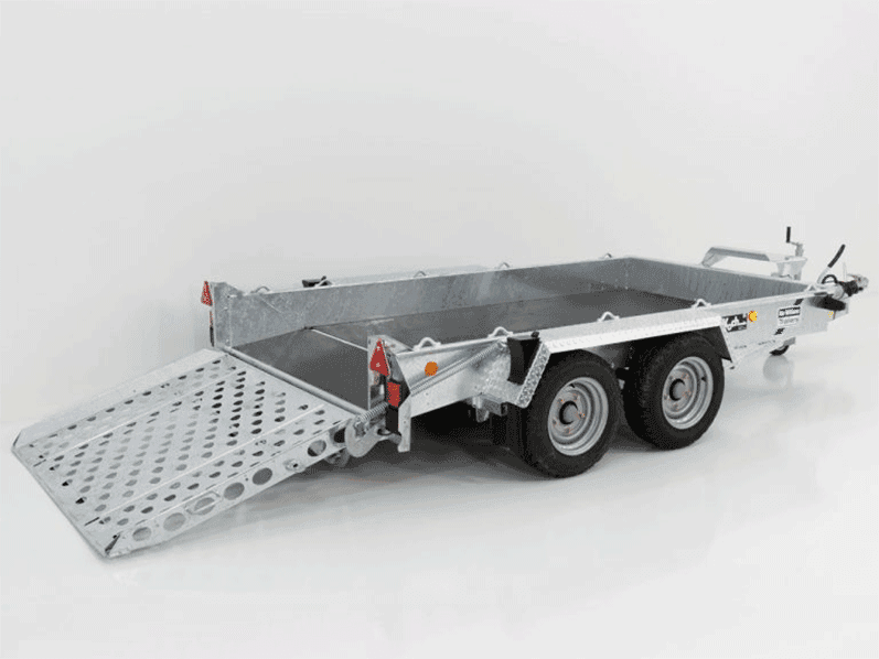 Ifor Williams Baumaschinenanhänger GH1054AB 163×305 3,5t|Rampe|neu-Neu