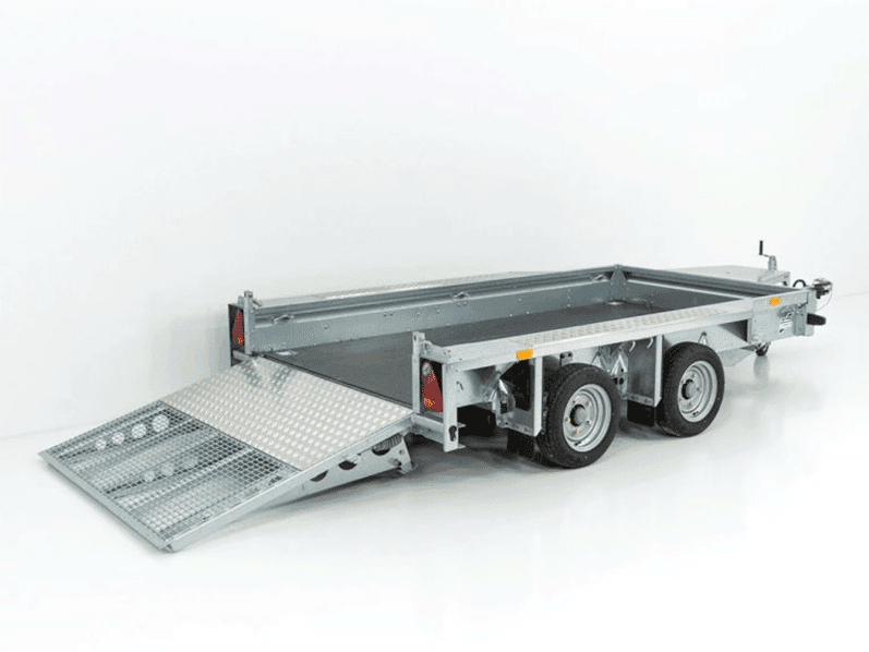 ifor williams baumaschinenanhanger gx105 27tauffahrrampe neu