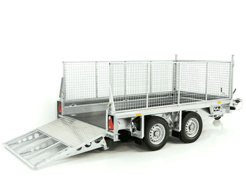 ifor williams baumaschinenanhanger gx105 27tauffahrrampe gitter neu