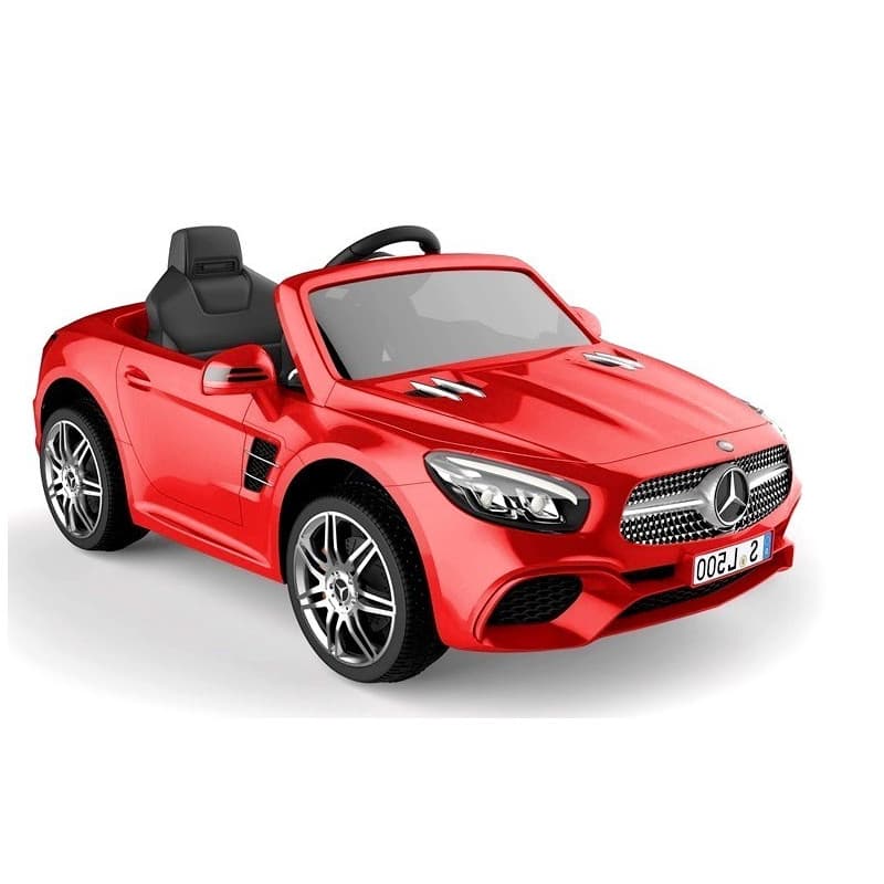 Mercedes-Benz SL500 Voiture électrique pour enfant 12V Rouge métallisé