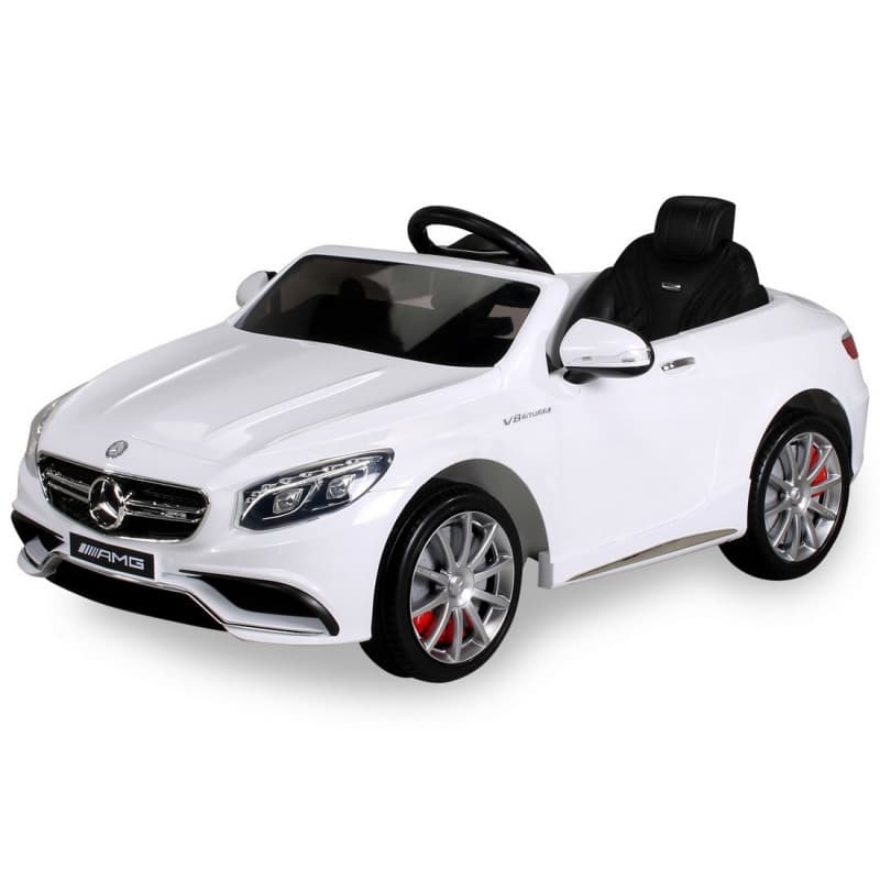 Mercedes-Benz S63 AMG Voiture électrique Pour enfant 12 Volts Blanche