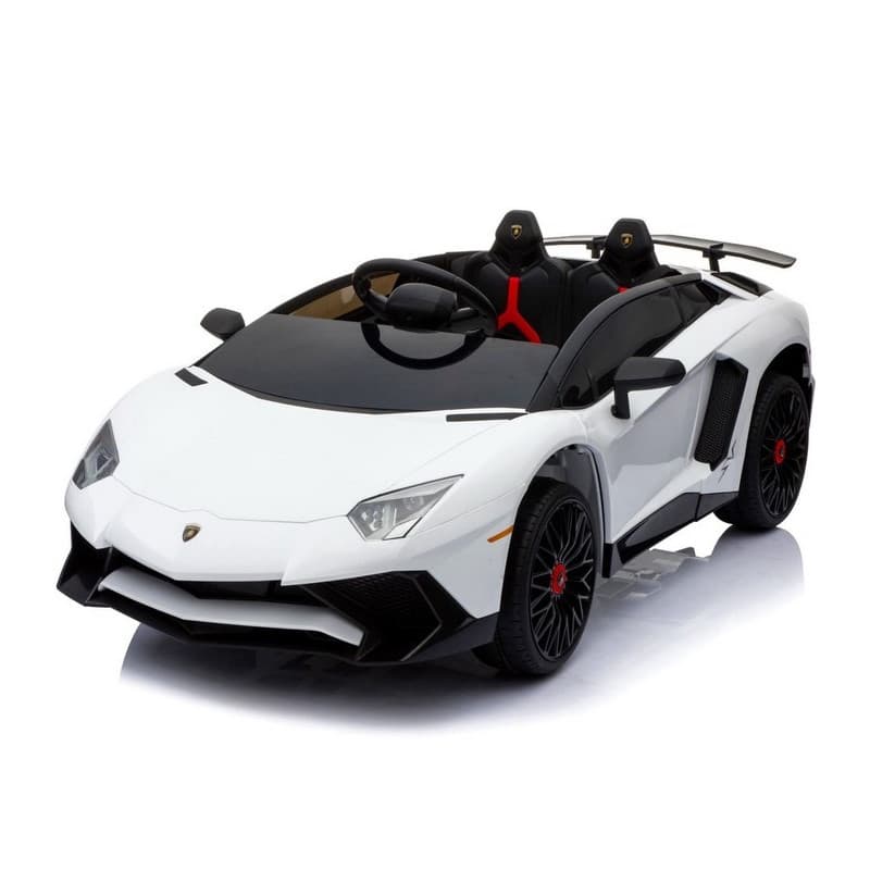 Lamborghini SV Blanche 12 Volts Electrique pour enfant avec télécommande parentale