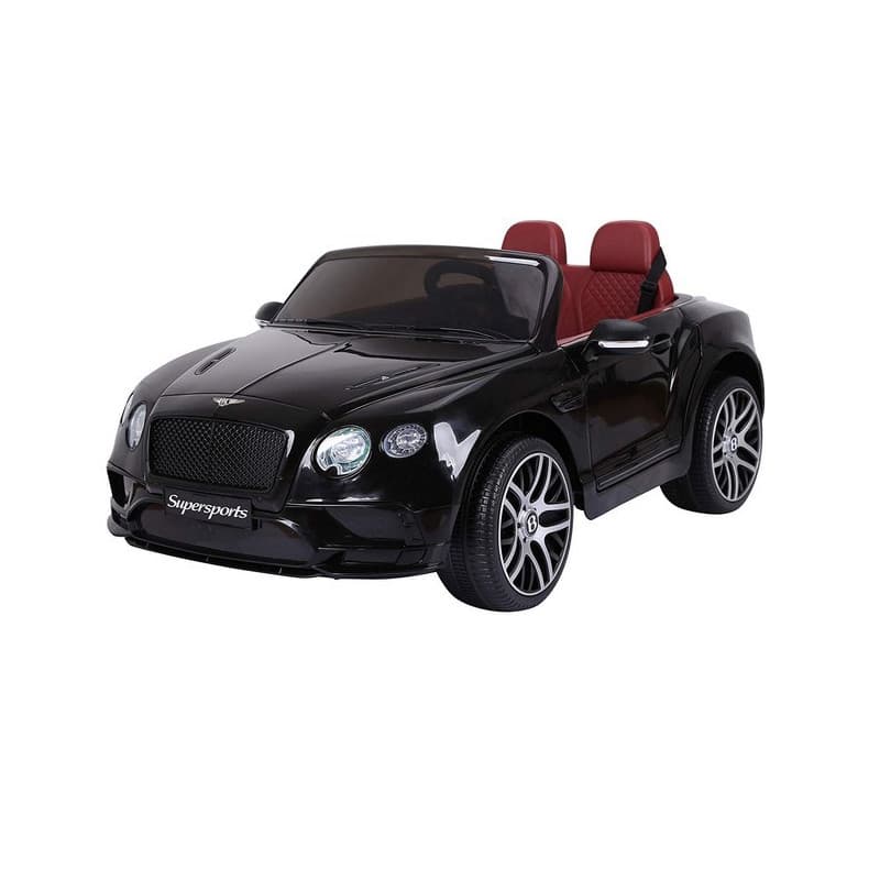 Bentley Continental SuperSports Electrique 12 Volts, noir métallisé, télécommande parentale
