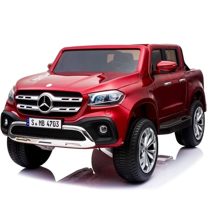 Mercedes Classe X 4x4 Electrique 12 Volts, 2 places, télécommande parentale, rouge métallisé