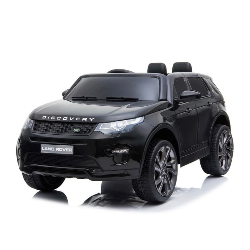 Land Rover Discovery Noir métallisé, voiture électrique pour enfant 12 Volts avec télécommande parentale