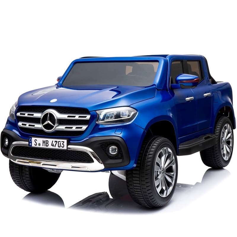 Mercedes Classe X 4x4 Electrique 12 Volts, 2 places, Ecran , télécommande parentale, bleu métallisé