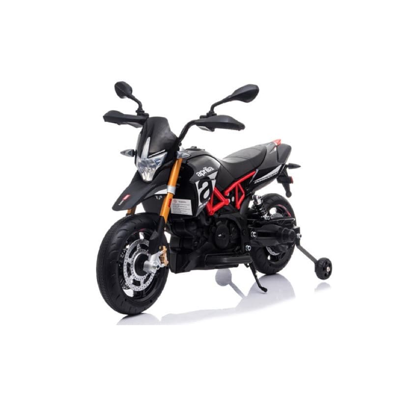 Moto Aprilia Dorsaduro 900 Electrique pour Enfant 12 Volts, roues EVA