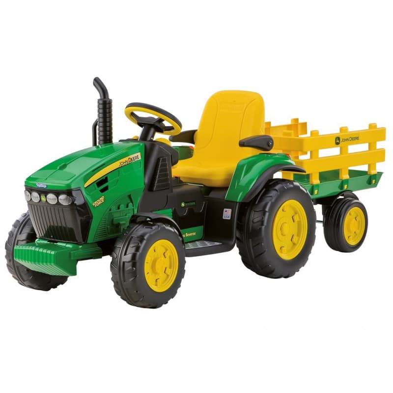 Tracteur John Deere Ground Force Electrique pour Enfant 12 Volts Peg-Pérego