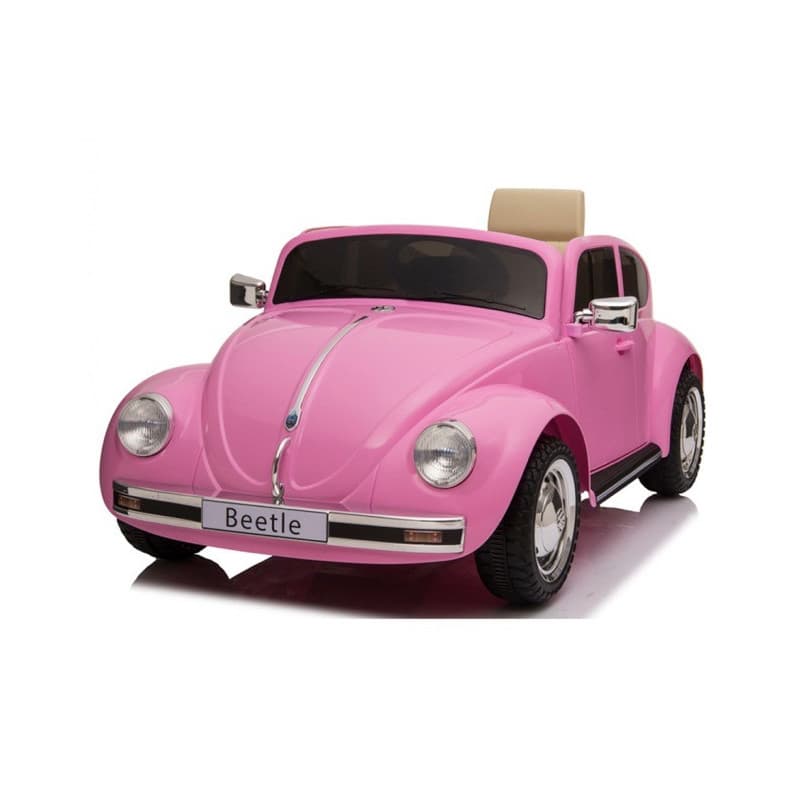 Volkswagen Beetle Classic Rose 12 Volts Electrique pour enfant avec télécommande parentale