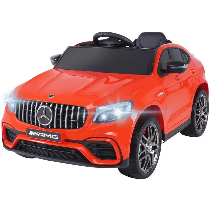 Mercedes GLC Rouge voiture électrique enfant 12 Volts avec télécommande parentale