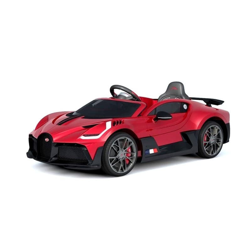 Bugatti Divo Rouge Métallisé 12 Volts Voiture électrique Pour enfant avec télécommande parentale