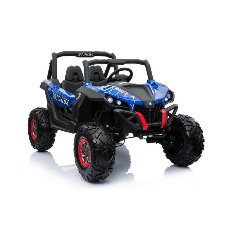 Beach Buggy 2 places, Bleu Spyder , 12 Volts Electrique pour enfants avec télécommande parentale