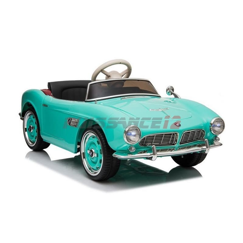 BMW 507 Oldtimer, 12 Volts, vert ,Voiture électrique pour enfant avec télécommande parentale