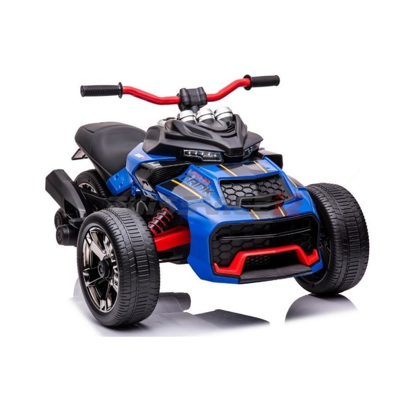 Trike Streetfighter électrique 24 Volts enfant avec télécommande Jaune