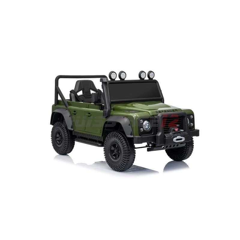Land Rover Defender 110 SVX Voiture électrique pour enfants 12 Volts Rose
