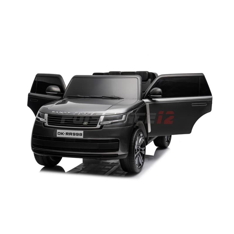 Range Rover 2 places, 24 Volts, MP4, Voiture électrique pour enfant avec télécommande parentale Noir