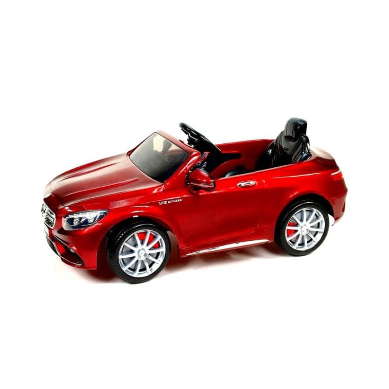 Mercedes-Benz S63 AMG Voiture électrique Pour enfant 12 Volts Rouge Métallisé