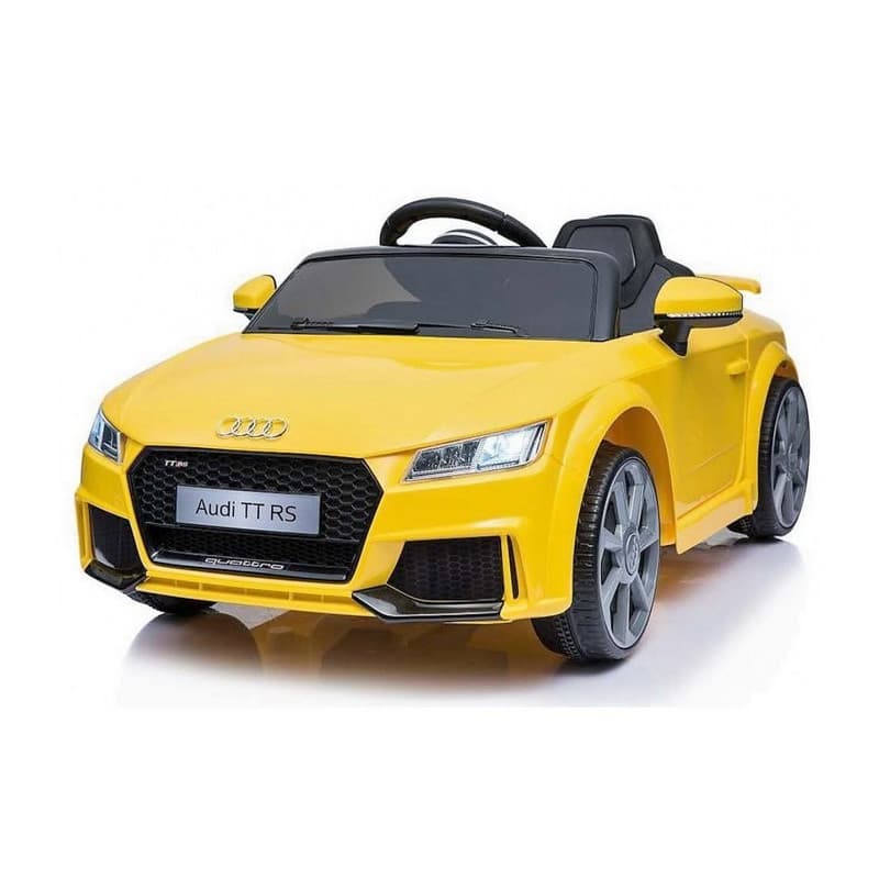 Audi TT RS 12 volts Voiture électrique enfant Jaune télécommande