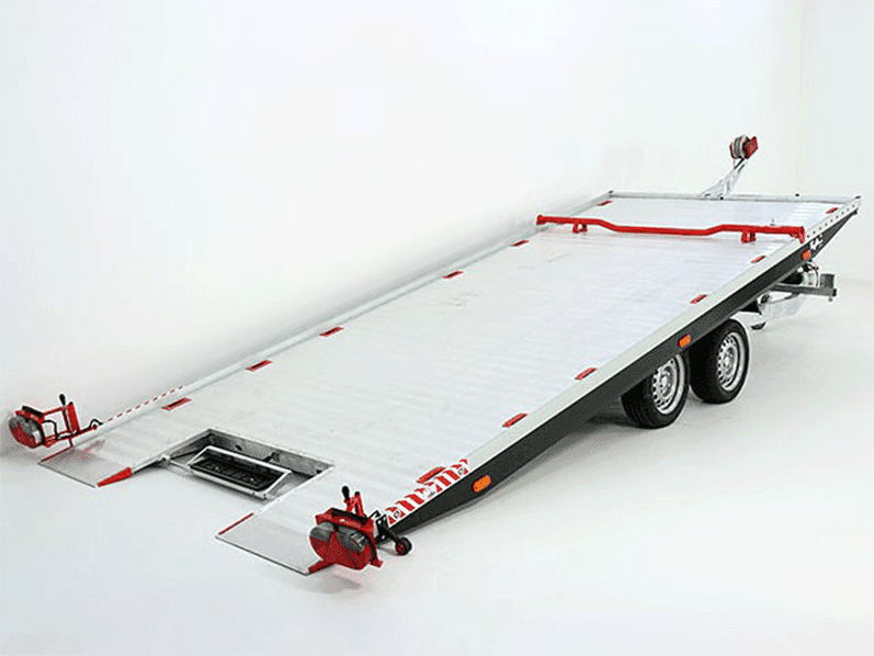 vezeko autotrailer race master profi alu 209x550m 35t neu