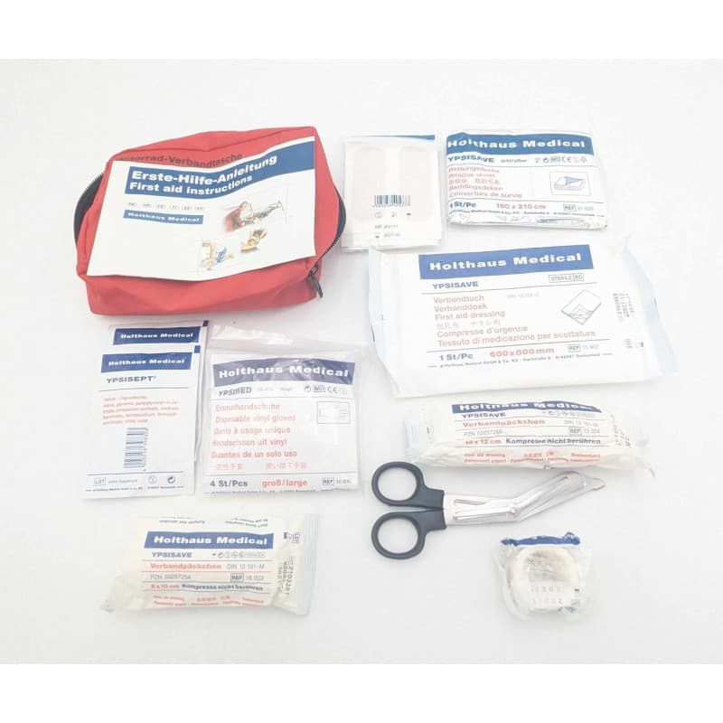 Kit premiers secours moto