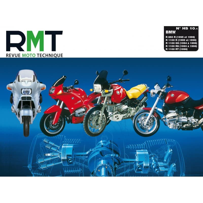 Revue Moto Technique BMW R 850 R - R 1100 R, GS, RS, RT (1993 à 1996)