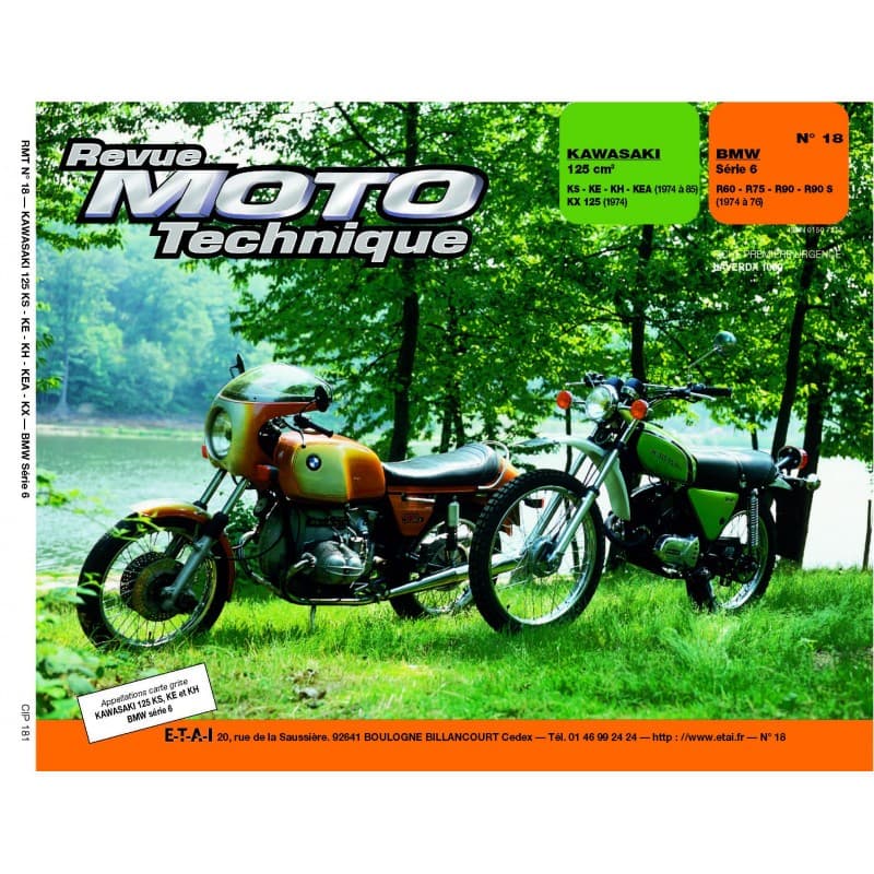 Revue Moto Technique BMW SERIE6 R60-75-90 (74 à 76)