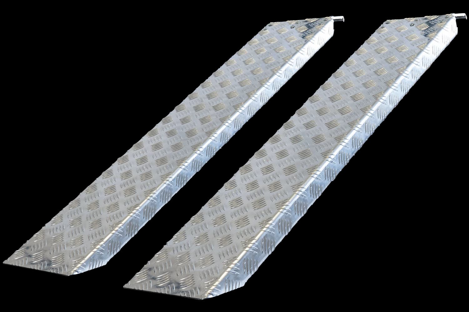 Rampes aluminium Unitrailer pour remorque dépanneuse 125 cm 400kg kit de 2