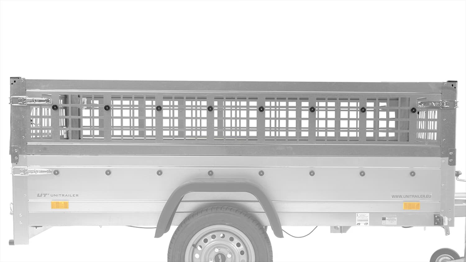 Rehausses de ridelles grillagées pour Garden Trailer 230 KIPP