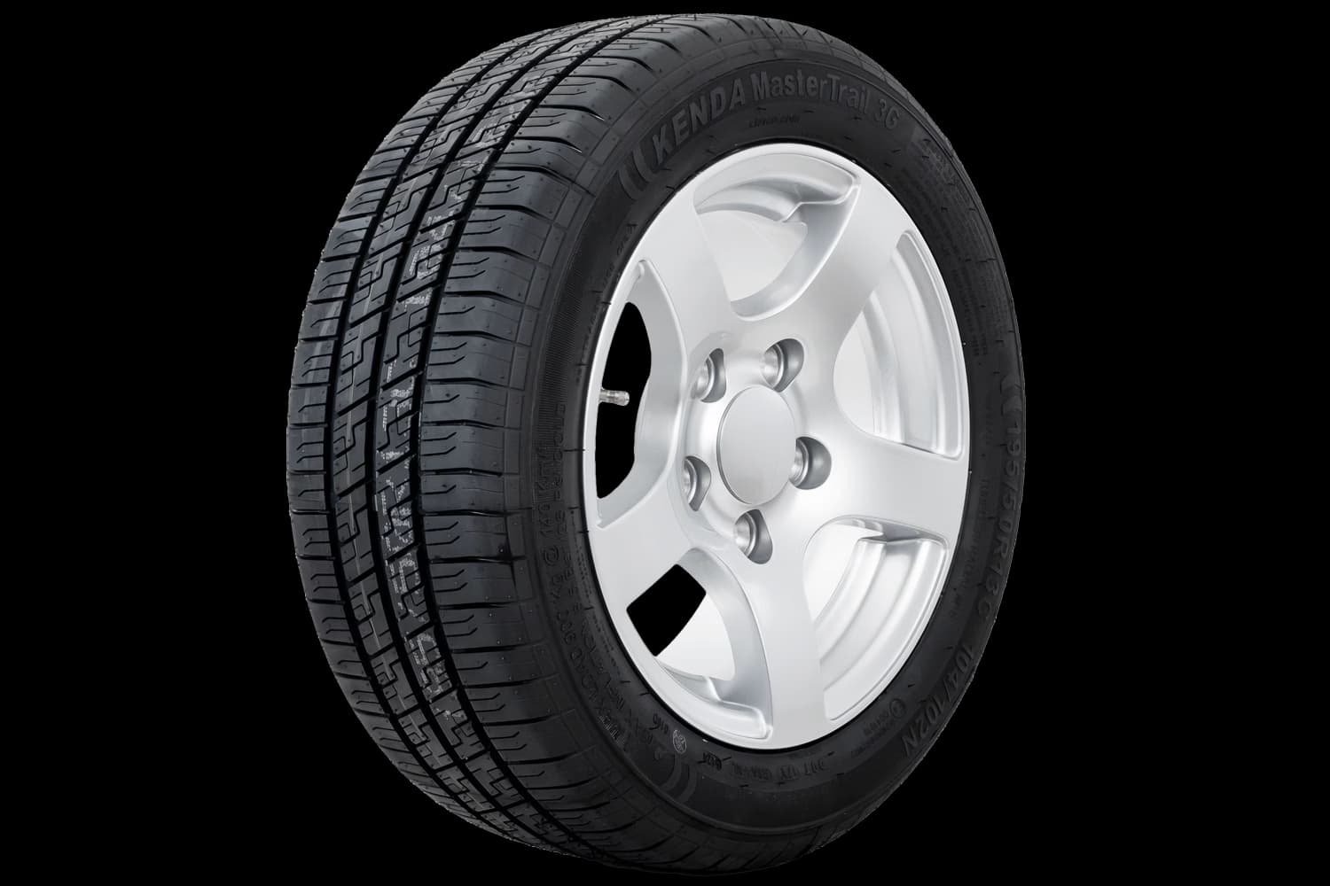 Roue renforcée pour remorque KENDA 195/50 R13C 104/102N JANTE ALU STARCO 6Jx13″H2 5×112 ET:30