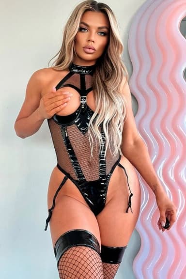 Body string poitrine ouverte - Black Level M