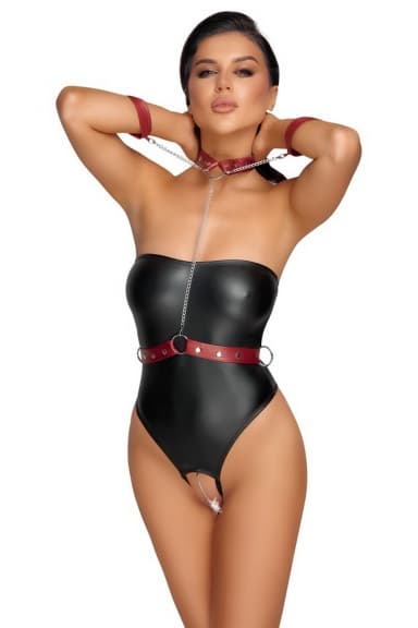 Body bustier avec attaches - Cottelli Bondage XL