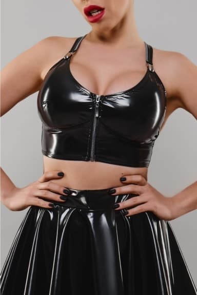 Croc top vinyle - Demoniq XXL